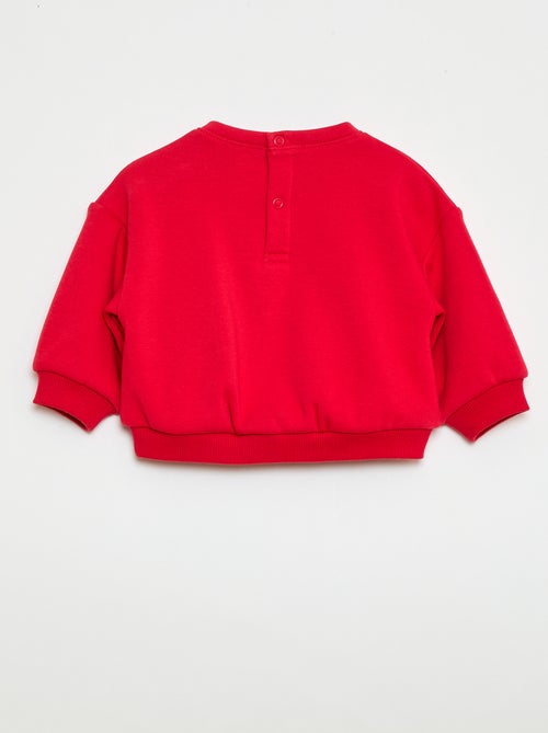 Printed Round Neck Sweatshirt - Kiabi