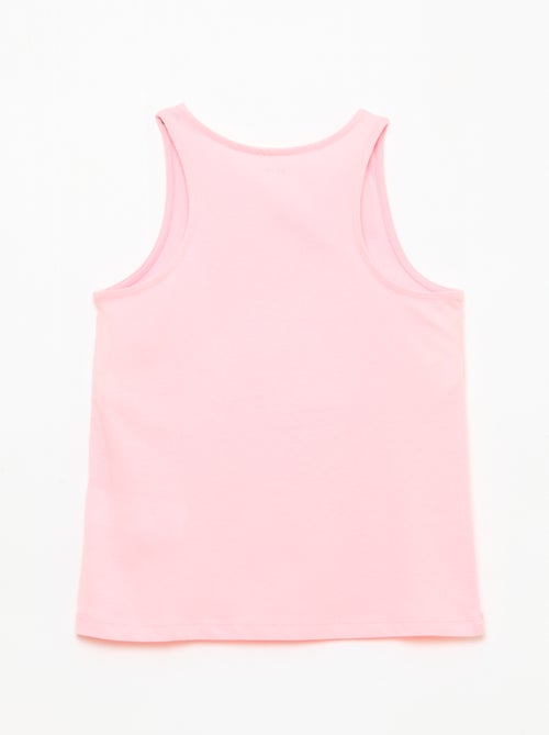 Printed Round Neck Tank Top - Kiabi