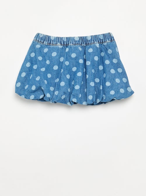 Printed short bubble skirt - Kiabi
