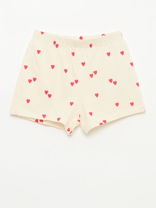 Printed Short Pajama Set - 2 pieces - Kiabi