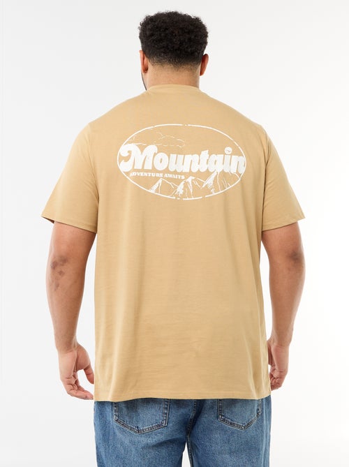 Printed Short-Sleeve Crew Neck T-Shirt - Kiabi