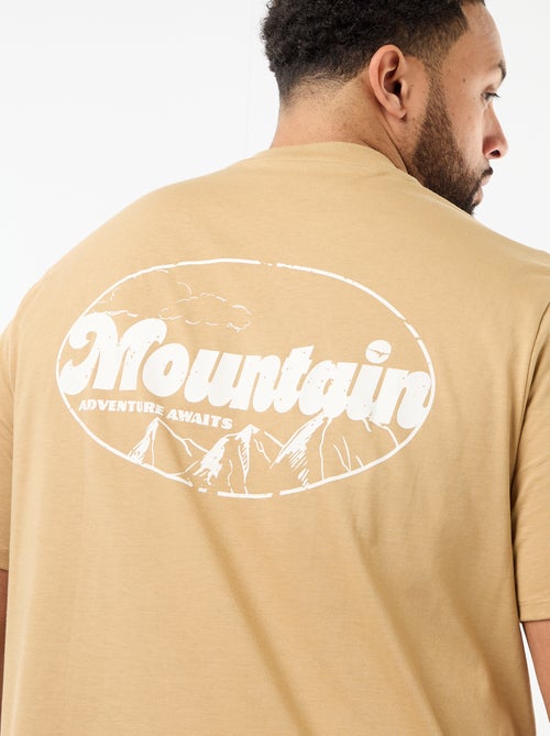 Printed Short-Sleeve Crew Neck T-Shirt - Kiabi