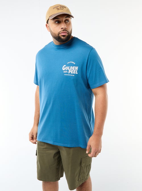 Printed Short-Sleeve Crew Neck T-Shirt - Kiabi