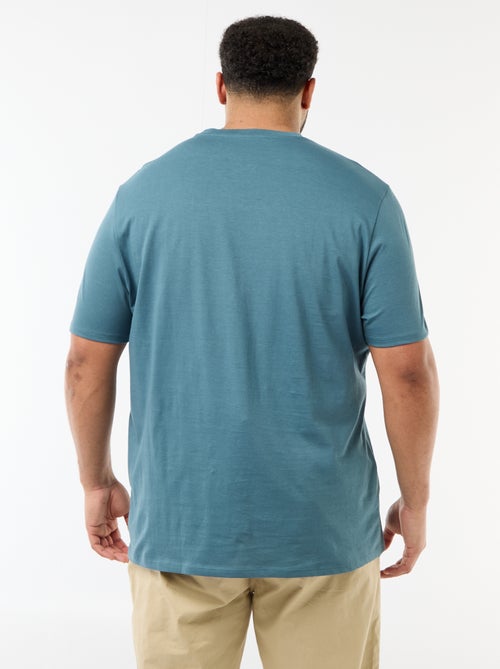 Printed Short-Sleeve Crew Neck T-Shirt - Kiabi
