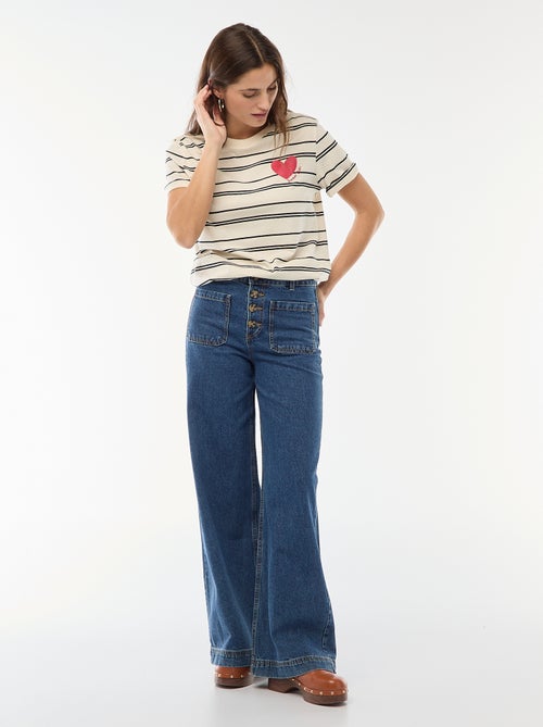 Printed Short-Sleeve T-shirt - Kiabi
