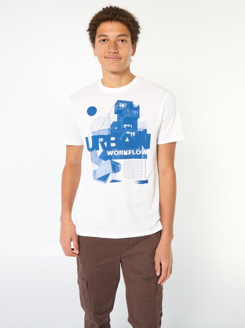 Printed Short-Sleeve T-Shirt - Kiabi