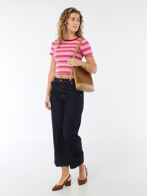 Printed Short-Sleeve T-Shirt with Design - Kiabi