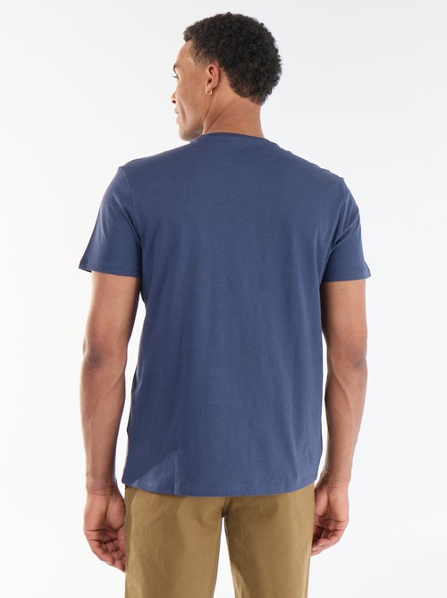 Printed Short-Sleeve T-Shirt with Front and Back Design - Kiabi
