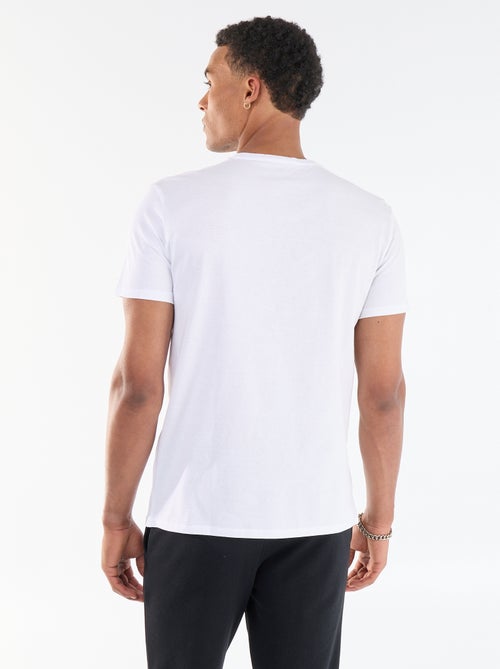 Printed Short-Sleeve T-Shirt with Front and Back Design - Kiabi