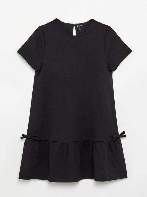 Printed Short-Sleeved Dress - Kiabi Printed Short-Sleeved Dress - Kiabi