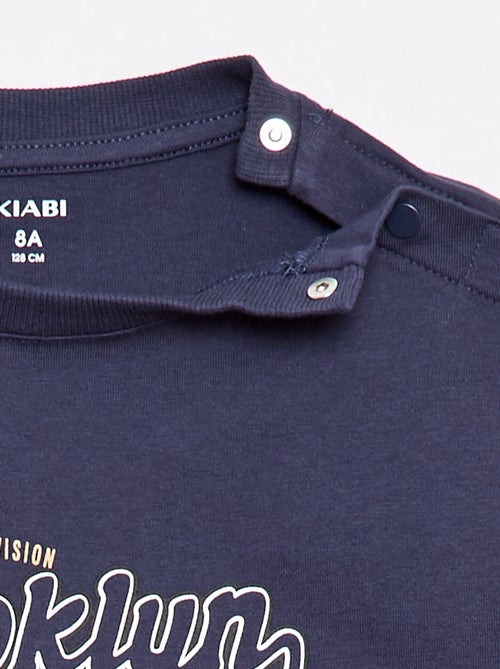 Printed short-sleeved T-shirt - Easy-to-wear collection - Kiabi