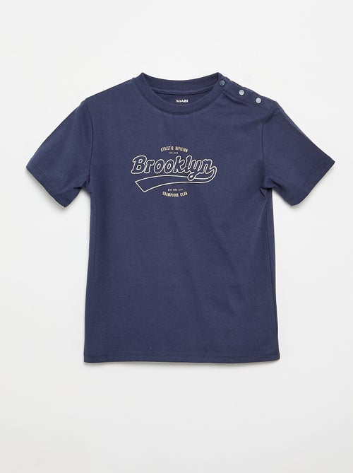 Printed Short-Sleeved T-Shirt - Easy-Wear Collection - Kiabi