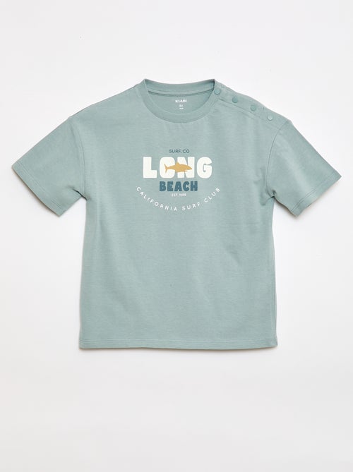 Printed Short-Sleeved T-Shirt - Easy-Wear Collection - Kiabi