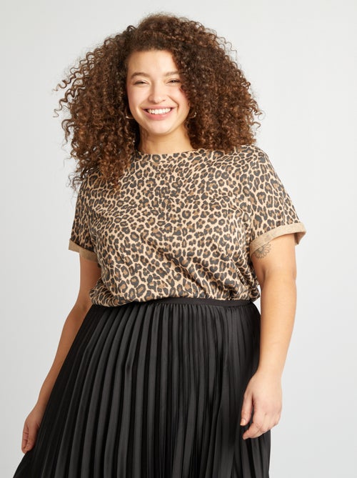 Printed short-sleeved T-shirt - Kiabi