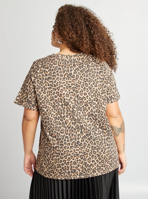 Printed short-sleeved T-shirt - Kiabi