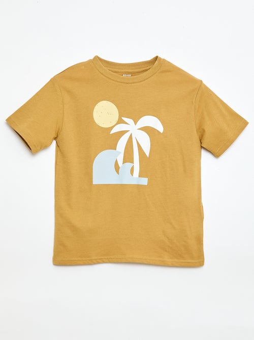 Printed Short-Sleeved T-Shirt - Kiabi