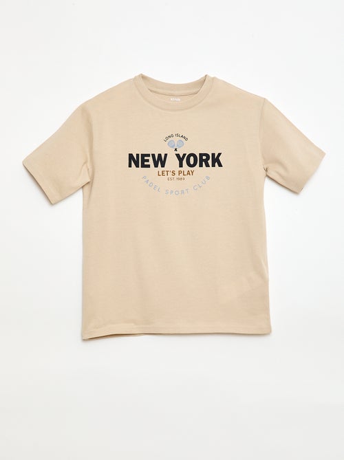 Printed Short-Sleeved T-Shirt - Kiabi