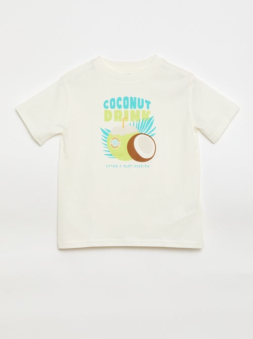 Printed Short-Sleeved T-Shirt - Kiabi