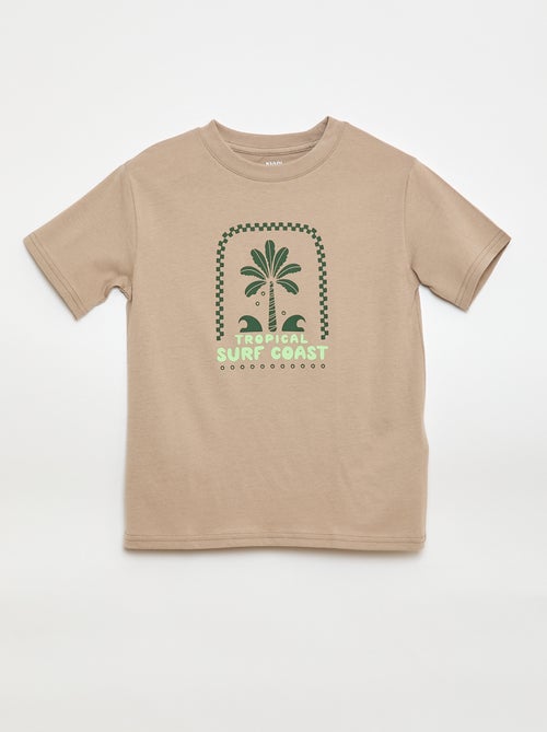 Printed Short-Sleeved T-Shirt - Kiabi
