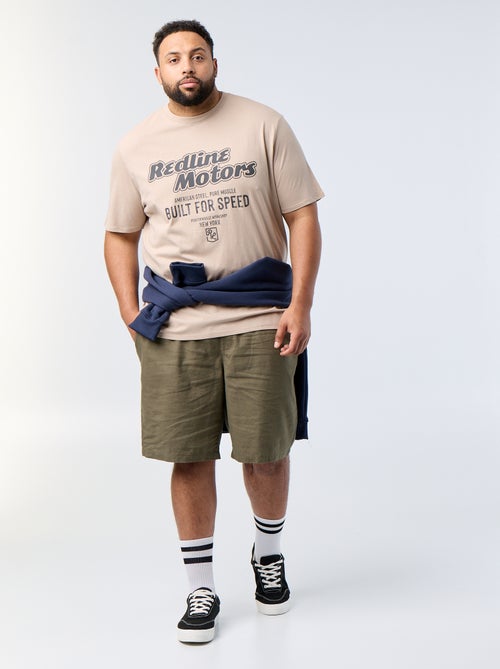 Printed Short-Sleeved T-shirt - Kiabi