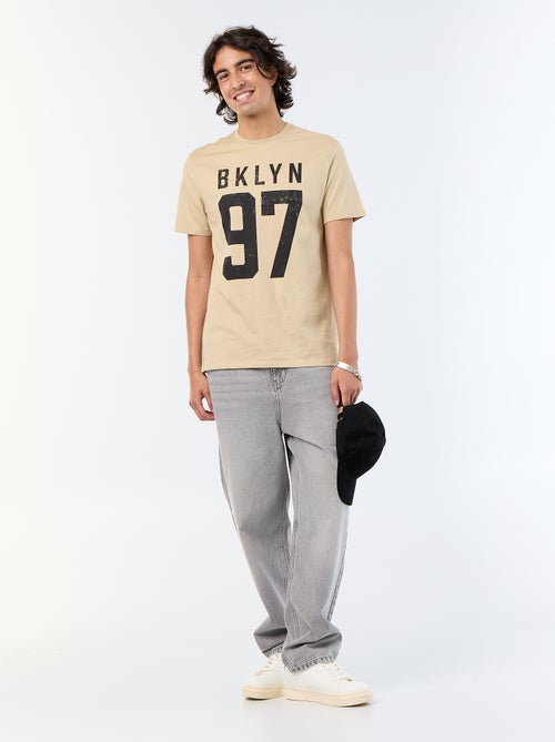 Printed Short-Sleeved T-Shirt - Kiabi