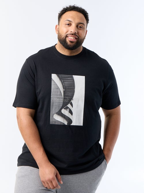 Printed Short-Sleeved T-shirt - Kiabi