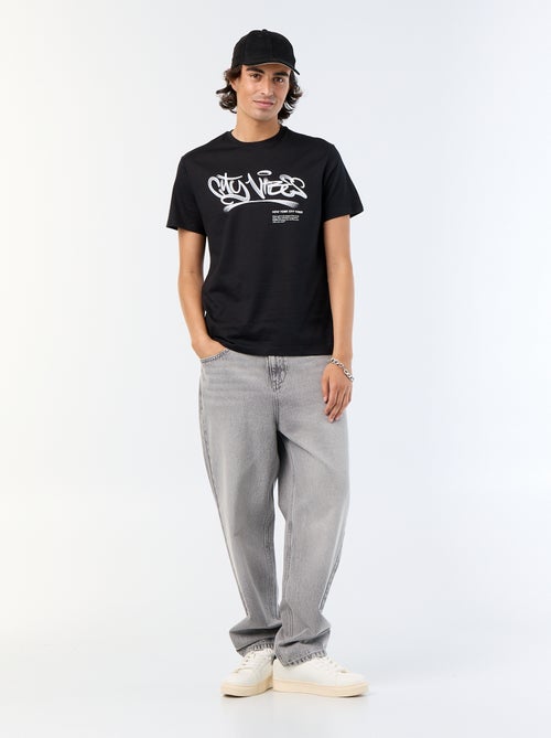 Printed Short-Sleeved T-Shirt - Kiabi
