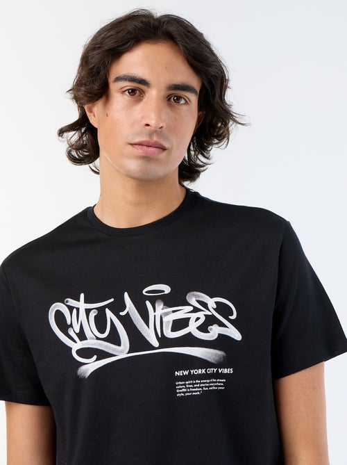 Printed Short-Sleeved T-Shirt - Kiabi