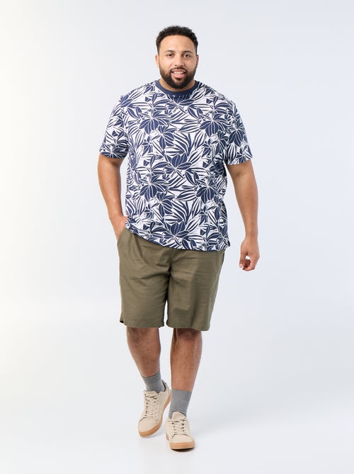 Printed Short-Sleeved T-shirt - Kiabi