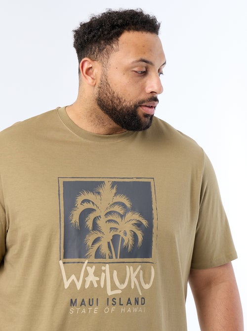 Printed Short-Sleeved T-shirt - Kiabi
