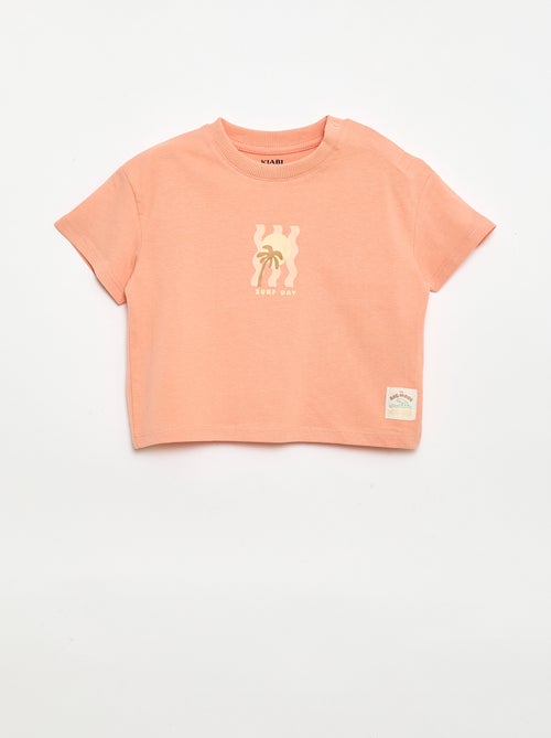 Printed Short-Sleeved T-Shirt - Kiabi