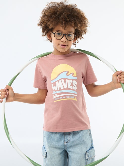 Printed Short-Sleeved T-Shirt - Kiabi