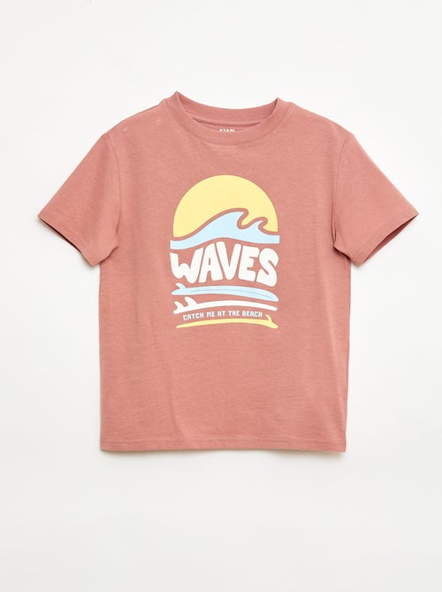 Printed Short-Sleeved T-Shirt - Kiabi