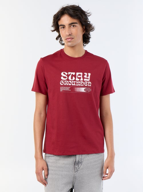 Printed Short-Sleeved T-Shirt - Kiabi