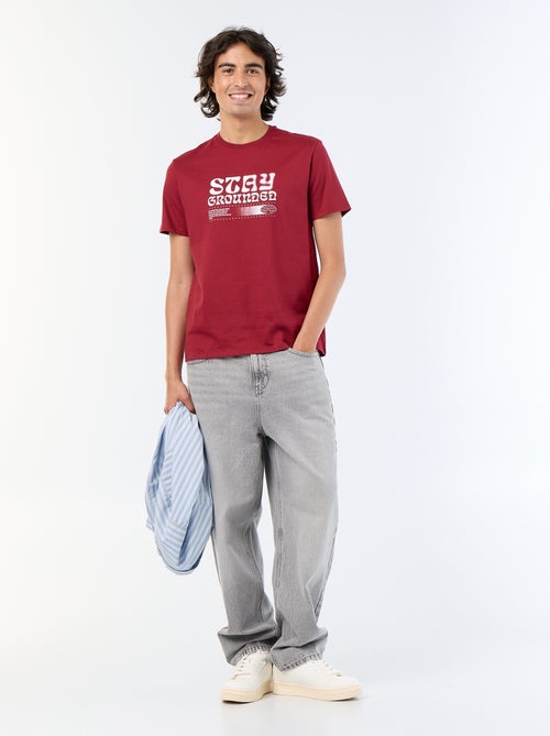 Printed Short-Sleeved T-Shirt - Kiabi