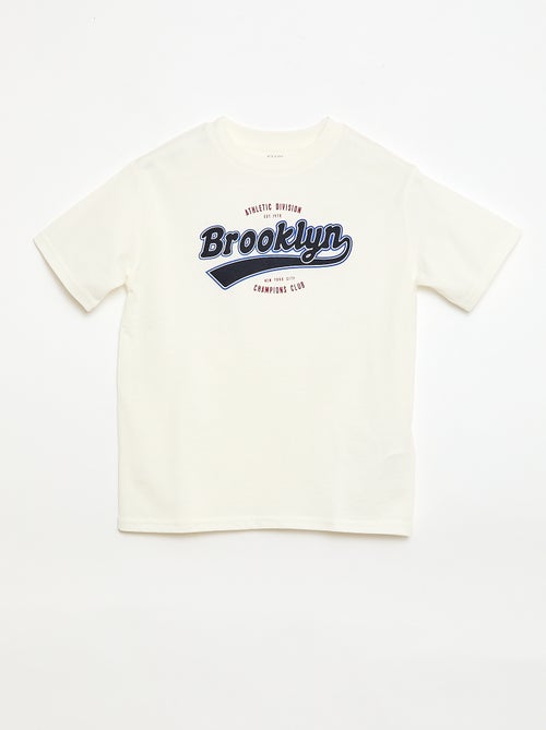 Printed Short-Sleeved T-Shirt - Kiabi