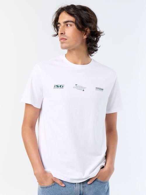 Printed Short-Sleeved T-Shirt - Kiabi