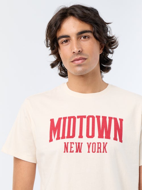 Printed Short-Sleeved T-Shirt - Kiabi