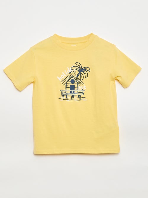 Printed Short-Sleeved T-Shirt - Kiabi