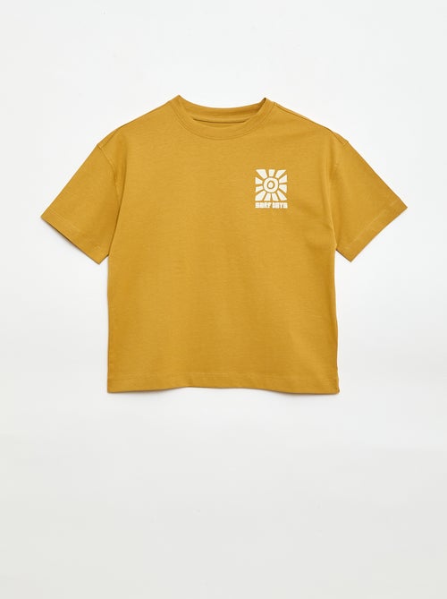 Printed short-sleeved T-shirt - Kiabi
