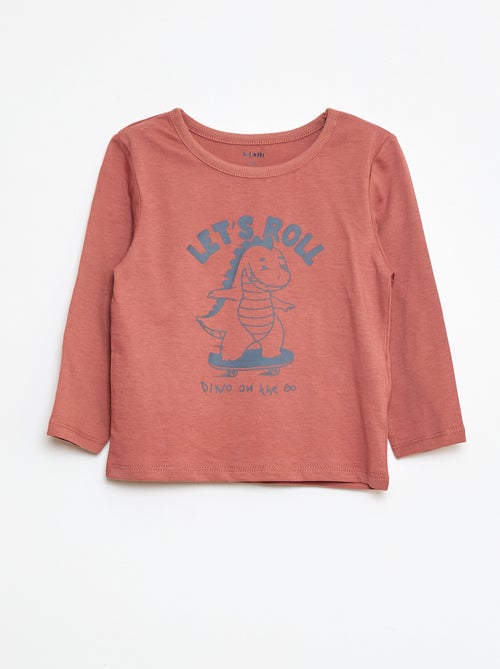 Printed T-shirt + Leggings Pyjama Set - 2 pieces - Kiabi