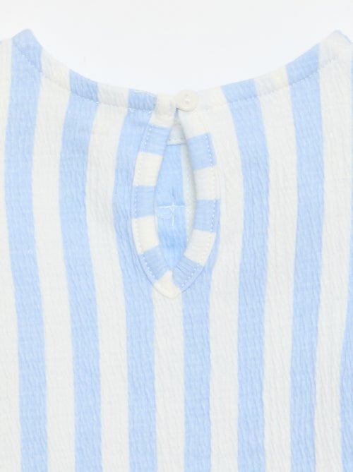 Printed T-shirt with Ruffles - Kiabi