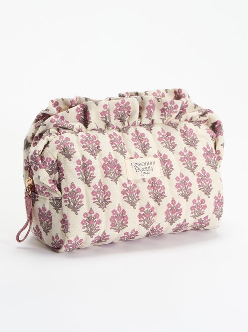 Printed textile pouch - Kiabi
