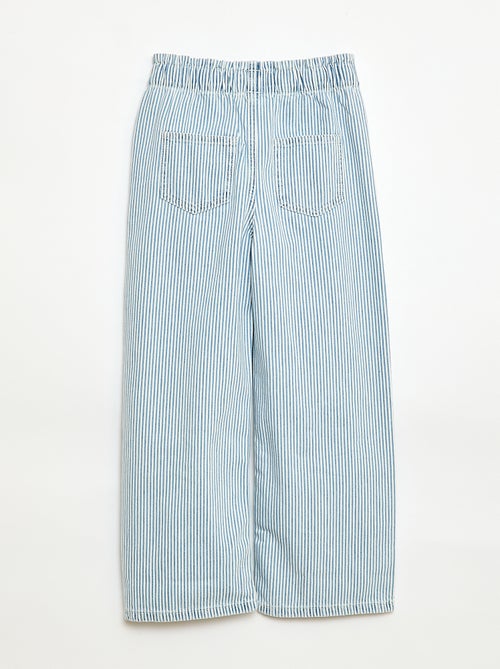 Printed Wide Leg Jeans - Kiabi