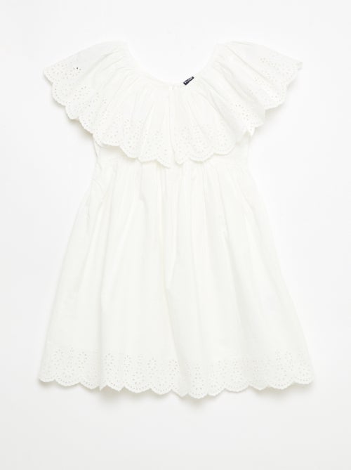 Propoline Dress with Broderie Anglaise Details - Kiabi