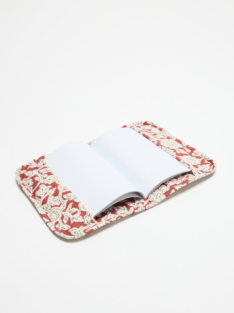 Protège cahier Rouge - Kiabi