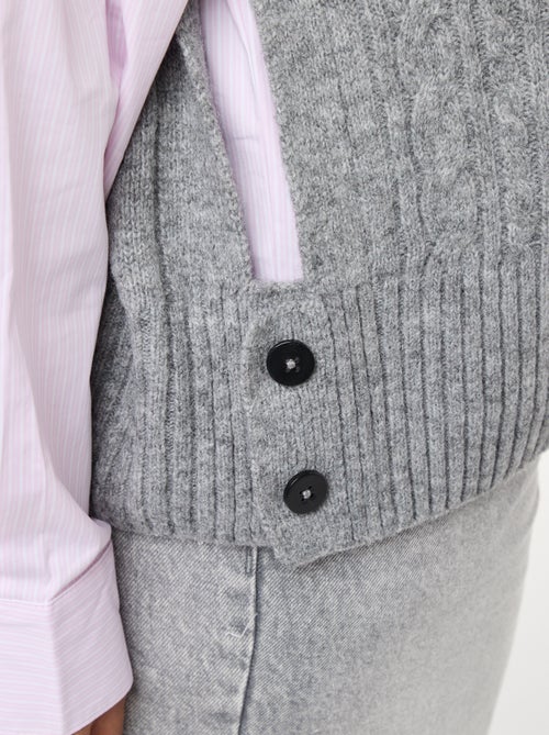 Pull 2-en-1 avec chemise - Kiabi Pull 2-en-1 avec chemise - Kiabi