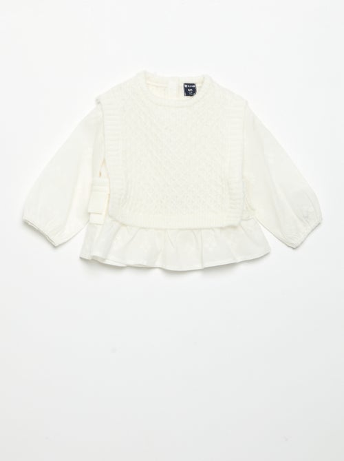 Pull 2 en 1 - Kiabi