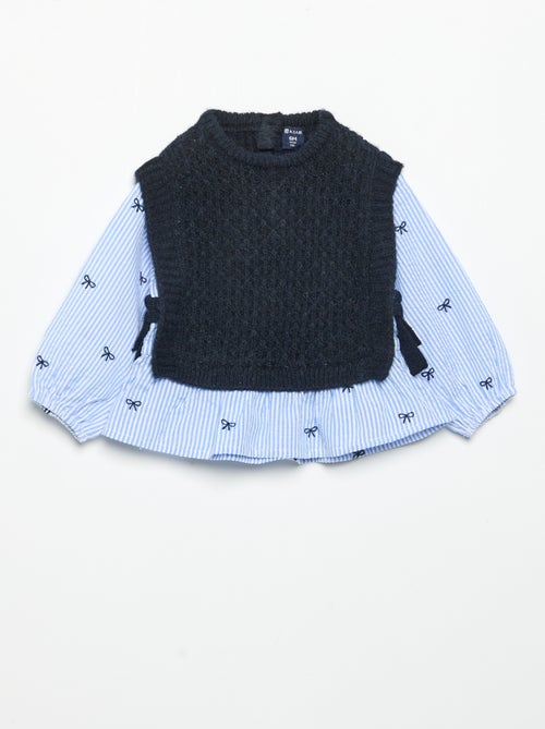 Pull 2 en 1 - Kiabi