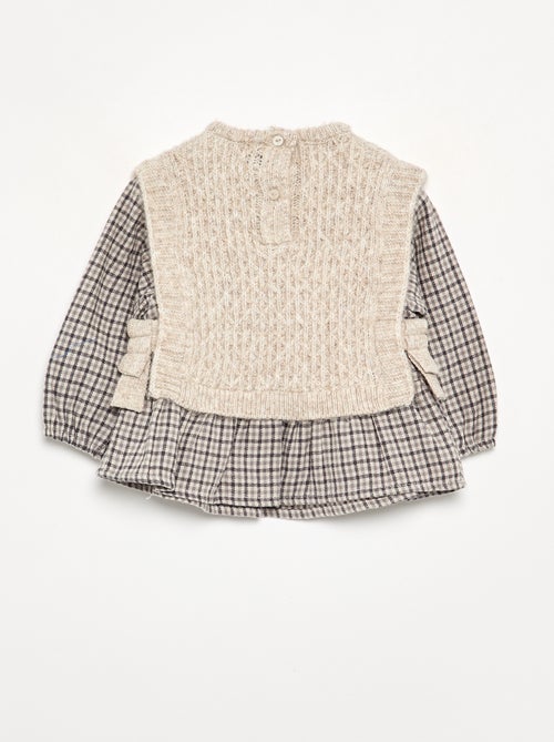 Pull 2 en 1 - Kiabi